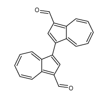 1,1'-Biazulenyl-3,3'-dicarbaldehyde Structure