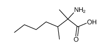 2-Amino-2,3-dimethyl-heptanoic acid Structure