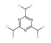 2,4,6-tris(difluoromethyl)-1,3,5-triazine Structure