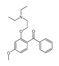 [2-[2-(diethylamino)ethoxy]-4-methoxyphenyl]-phenylmethanone Structure