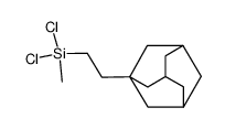 dichloromethyl(2-tricyclo[3.3.1.13,7]dec-1-ylethyl)silane结构式