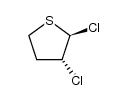 trans-2,3-dichlorotetrahydrothiophene结构式