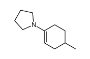 1-(4-methylcyclohexen-1-yl)pyrrolidine Structure