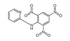 N-(2,4,6-trinitrophenyl)pyridin-2-amine结构式