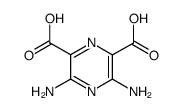 3,5-diamino-pyrazine-2,6-dicarboxylic acid Structure