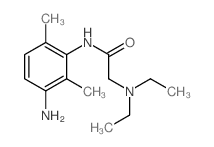 N-(3-amino-2,6-dimethylphenyl)-2-(diethylamino)acetamide结构式