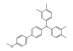 N-(3,4-dimethylphenyl)-N-[4-(4-methoxyphenyl)phenyl]-3,4-dimethylaniline结构式