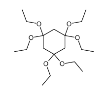 cyclohexane-1,3,5-trione-tris-diethylacetal Structure