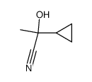 2-cyclopropyl-2-hydroxy-propionitrile Structure