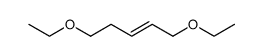 1,5-diethoxy-pent-2-ene结构式