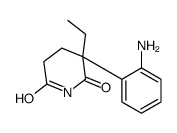 3-(2-aminophenyl)-3-ethylpiperidine-2,6-dione结构式