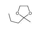 2-methyl-2-propyl-1,3-dioxolane Structure