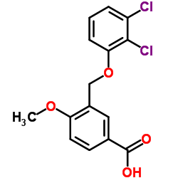 3-[(2,3-Dichlorophenoxy)methyl]-4-methoxybenzoic acid图片