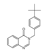 3-(4-(tert-butyl)benzyl)quinazolin-4(3H)-one Structure