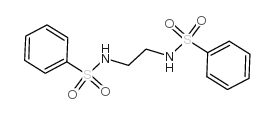 N-[2-(benzenesulfonamido)ethyl]benzenesulfonamide结构式