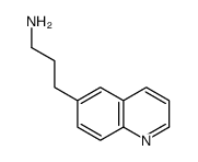 3-(6-喹啉)丙烷-1-胺结构式