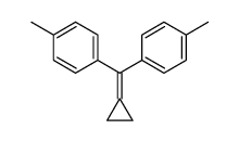 1-[cyclopropylidene-(4-methylphenyl)methyl]-4-methylbenzene Structure