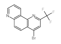 4-bromo-2-(trifluoromethyl)-1,7-phenanthroline Structure