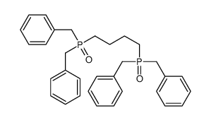 [benzyl(4-dibenzylphosphorylbutyl)phosphoryl]methylbenzene结构式