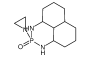 2-(aziridin-1-yl)dodecahydro-1H-naphtho[1,8-de][1,3,2]diazaphosphinine 2-oxide结构式