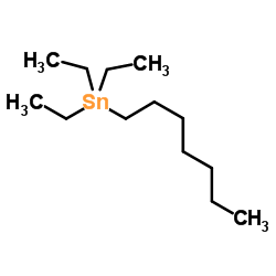 Triethyl(heptyl)stannane结构式