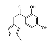 1-(2,4-dihydroxyphenyl)-2-(2-methyl-1,3-thiazol-4-yl)ethanone Structure