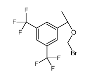 (R)-1-(1-(bromomethoxy)ethyl)-3,5-bis(trifluoromethy l)benzene structure