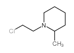 1-(2-chloroethyl)-2-methylpiperidine结构式