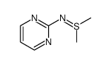 S,S-dimethyl-N-(2-pyrimidinyl)sulfilimine结构式