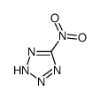 5-nitro-2H-tetrazole structure