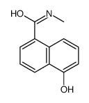 5-Hydroxy-N-methyl-1-naphthalenecarboxamide Structure