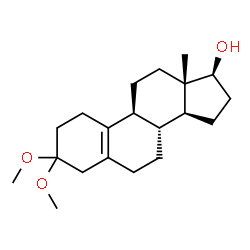 3,3-DIMETHOXYESTR-5(10)-ENE-17 B OL structure
