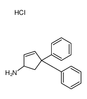 4,4-diphenyl-2-cyclopentenylamine structure