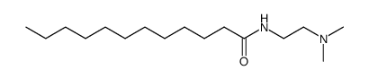 N-(2-(dimethylamino)ethyl)lauramide结构式