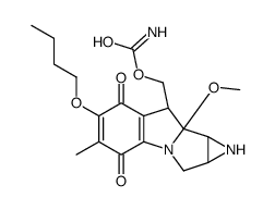 7-Butoxy-7-demethoxymitomycin A结构式