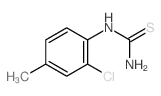 (2-chloro-4-methyl-phenyl)thiourea Structure