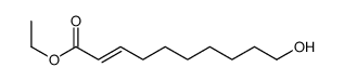 HYDROXYDEC-2-ENOIC ACID ETHYL ESTER, (E)-10-(SH)结构式