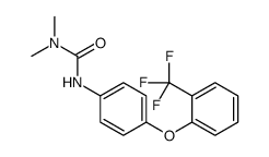 1,1-dimethyl-3-[4-[2-(trifluoromethyl)phenoxy]phenyl]urea Structure
