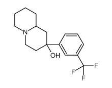 2-[3-(trifluoromethyl)phenyl]-1,3,4,6,7,8,9,9a-octahydroquinolizin-2-ol Structure