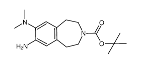 7-amino-8-dimethylamino-1,2,4,5-tetrahydrobenzo[d]azepine-3-carboxylic acid tert-butyl ester Structure