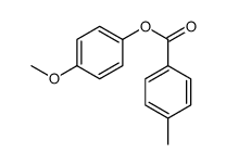 (4-methoxyphenyl) 4-methylbenzoate结构式