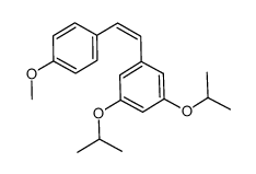 cis-3,5-diisopropoxy-4'-methoxystilbene Structure