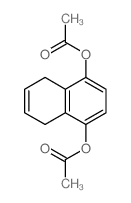 (4-acetyloxy-5,8-dihydronaphthalen-1-yl) acetate structure