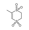 2-methyl-5,6-dihydro-1λ6,4λ6-dithiine-1,1,4,4-tetrone结构式