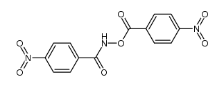 N,O-bis-(4-nitro-benzoyl)-hydroxylamine Structure