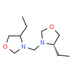 Oxazolidine, 3,3-methylenebis[4-ethyl-, (4S,4S)- (9CI) structure