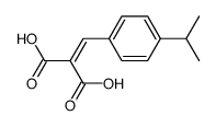 (4-isopropyl-benzylidene)-malonic acid Structure