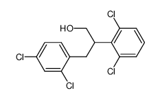 2,4-dichloro-β-(2,6-dichlorophenyl)benzenepropanol结构式