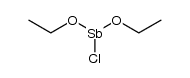 (chlorodiethoxystibane)n Structure