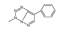 3-methyl-7-phenylpyrazolo[5,1-e]tetrazole Structure